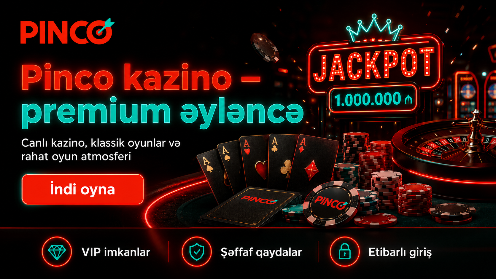 Pinco — Pinco depozitsiz bonusundan uduşu necə çıxarmaq olar?